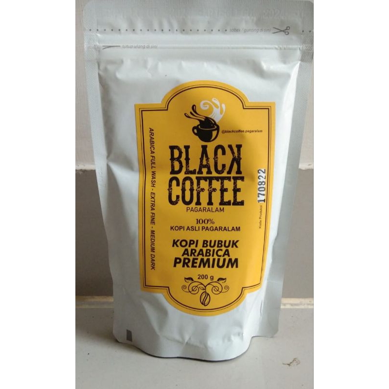 

Black kopi arabica premium