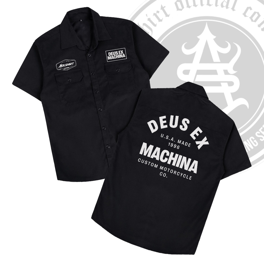 DEUS EX MACHINA Kemeja Workshirt / Workshirt Pria Keren / AOLSHIRT