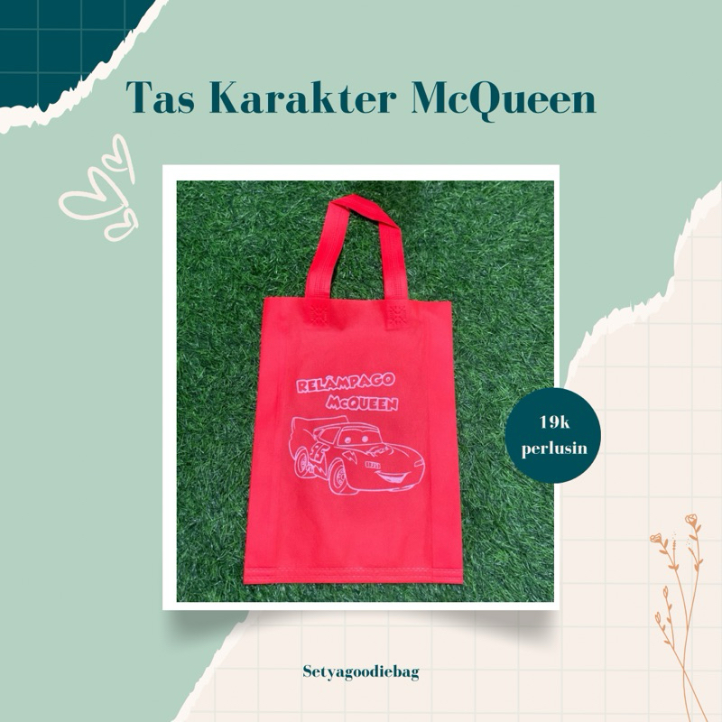 

Tas Karakter Souvenir McQueen 25x35cm