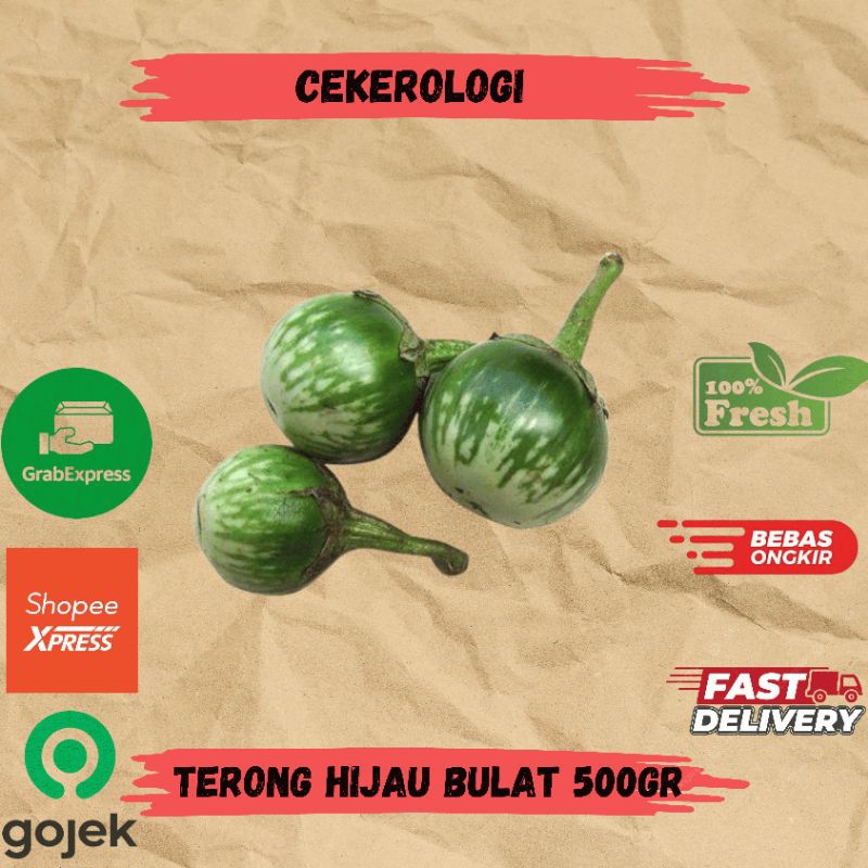 

Terong Hijau Bulat 500gr / Terong Hijau Bulat / Terong Hijau Bulat Fresh Berkualitas / Terong / JABODETABEK / Sayur Segar / Sayuran / Sayur