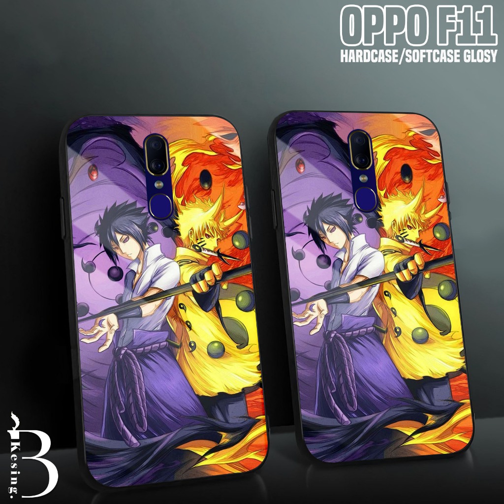 Case OPPO F11 - Casing Hp OPPO F11 Motif Anime NRT - Silikon Hp OPPO F11 - Kesing Hp - Softcase Kaca