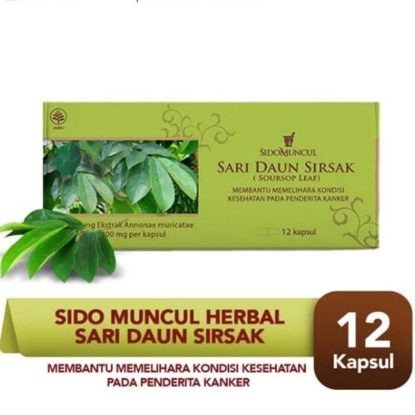 

SIDOMUNCUL SARI DAUN SIRSAK BOX 12 KAPSUL