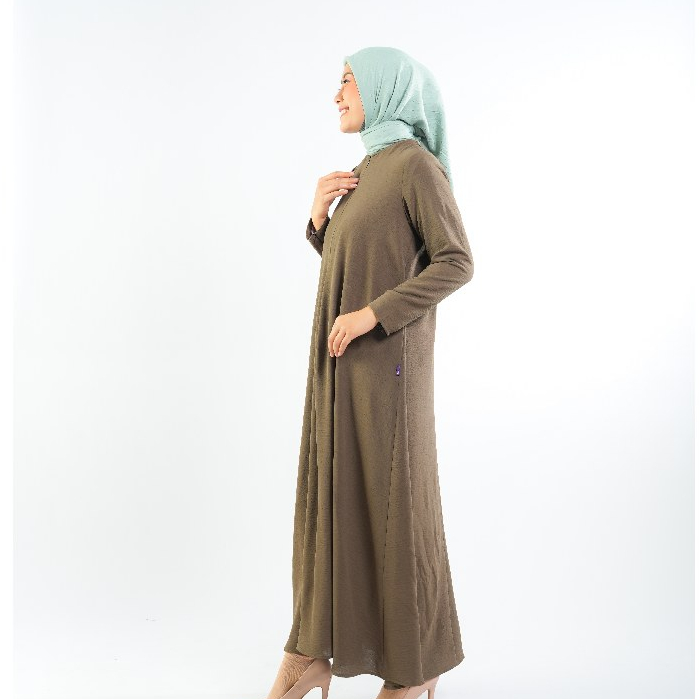 Elzatta Basic gamis crinkle baju gamis elzatta polos dress elzatta terbaru original