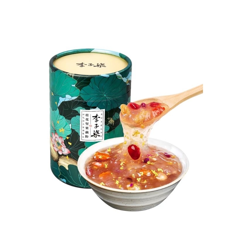 

李子漆桂花坚果藕粉258克 / Liziqi oufen bubuk sereal akar teratai 258g