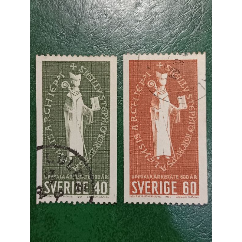 

Prangko lama Swedia 2 Pcs used