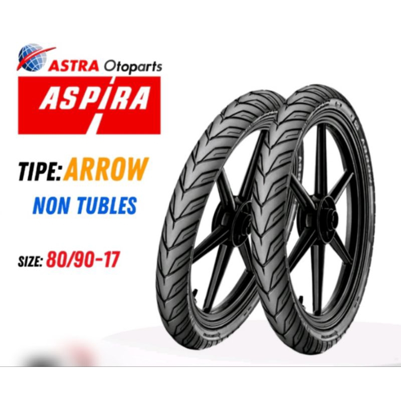 ASPIRA Ban luar tidak tubless Ring 17 80/90-17