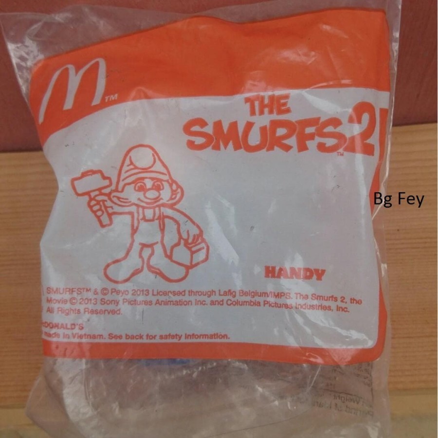 Handy The Smurfs Happy Meal Mc Donald 2013 - Segel