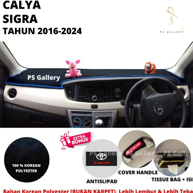 KODE V56D Alas Dasbor Mobil CALYA  SIGRA Aksesoris Cover Dashboard Premium