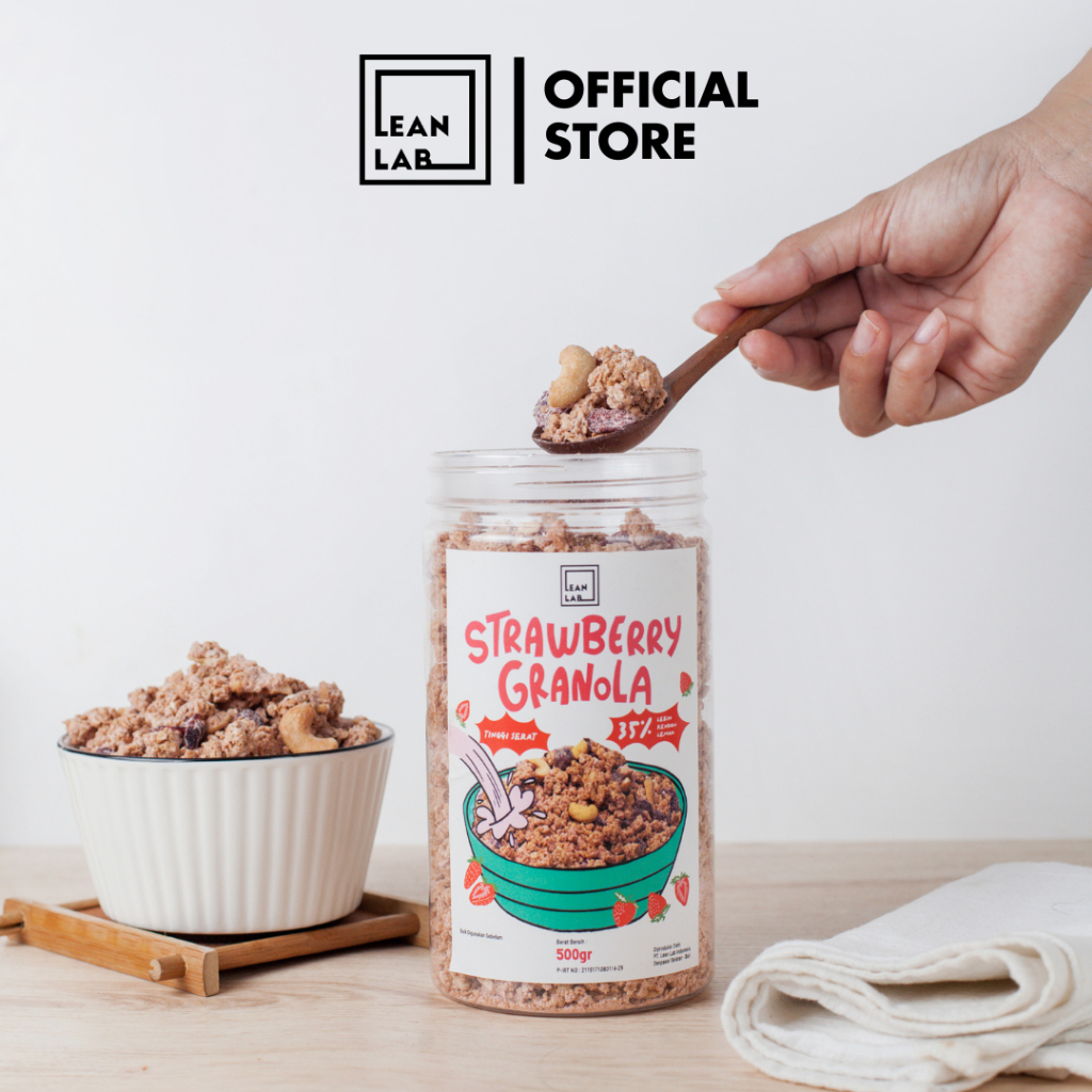 

QH Lean Lab Granola Strawberry 500gr