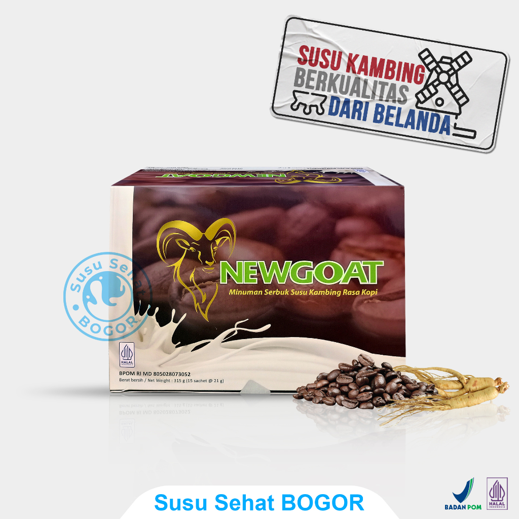 

NEWGOAT Susu Kambing Kopi & Ginseng Original