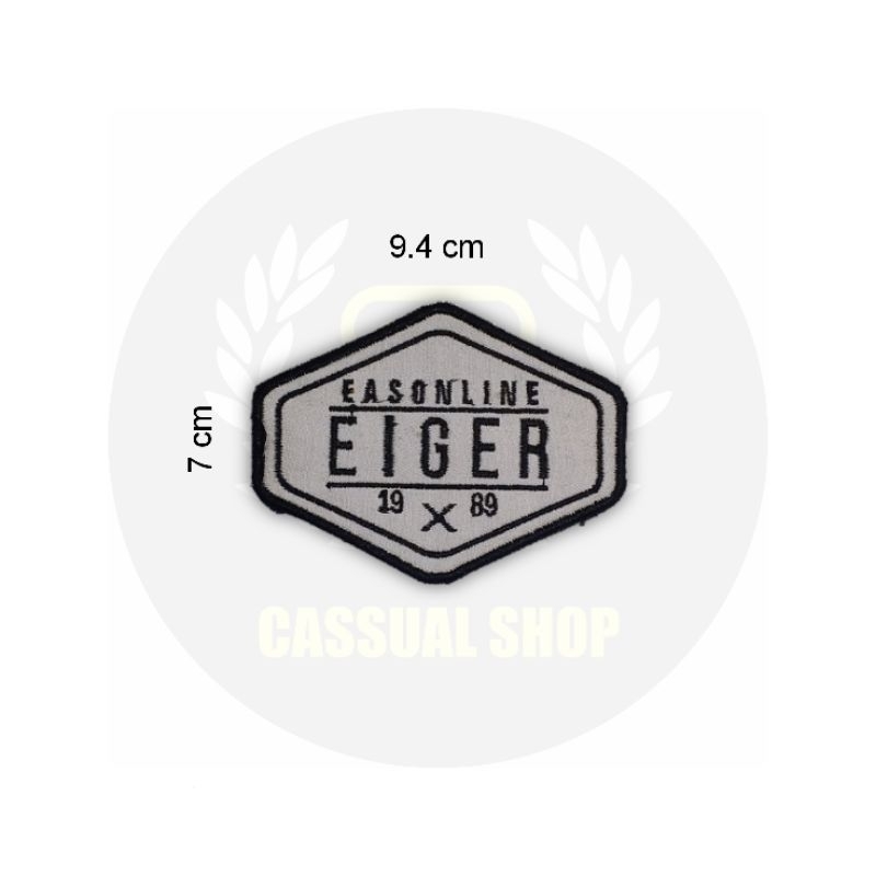 PATCH EMBLEM BORDIR EIGER