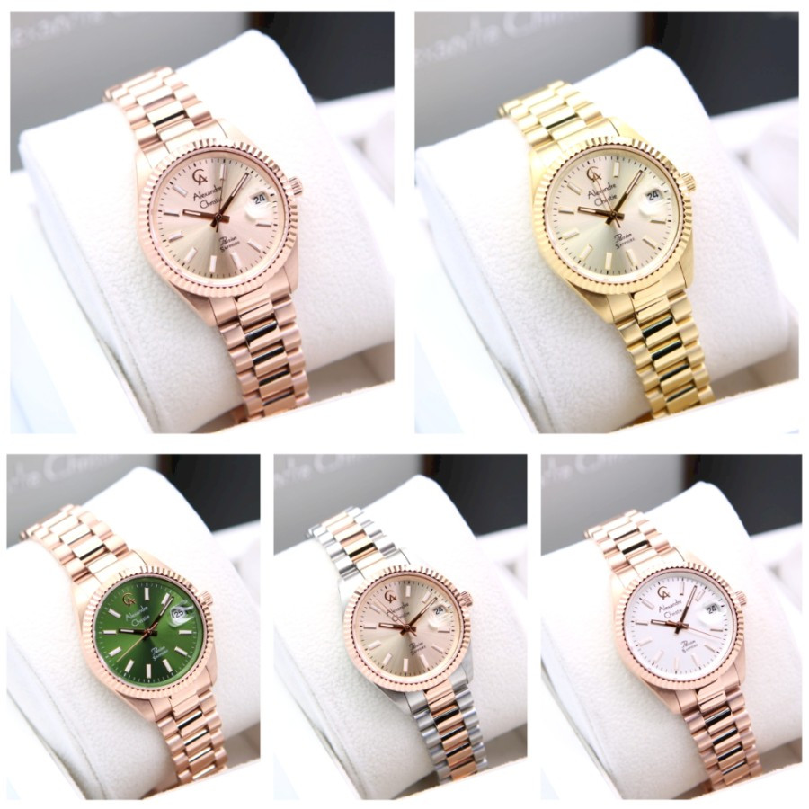 Alexandre Christie AC 5016 Jam Tangan Wanita original