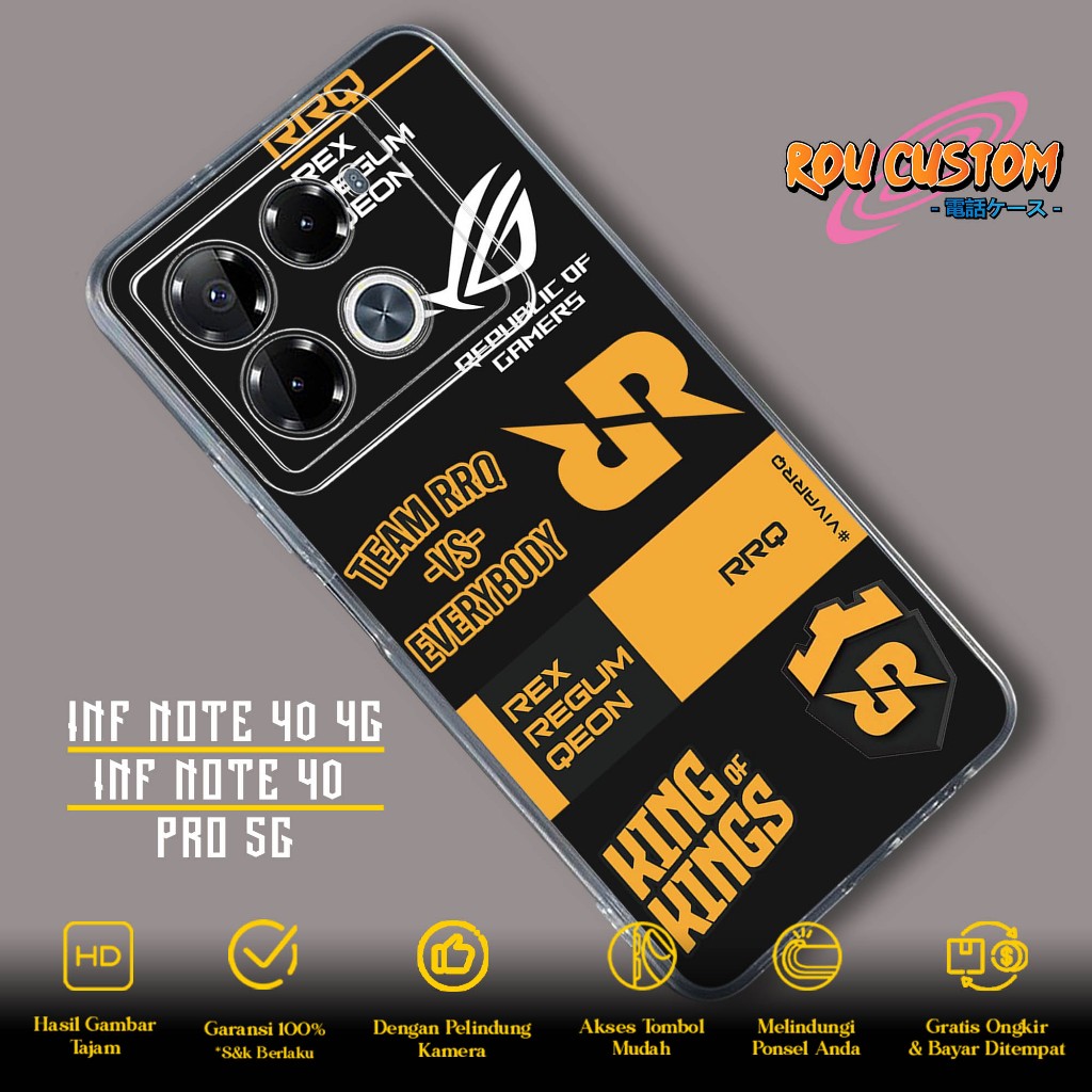 Case INFINIX NOTE 40 4G 40 PRO 5G TERBARU - Casing INFINIX NOTE 40 40 PRO 5G [ ESPORTS ] Silikon INF