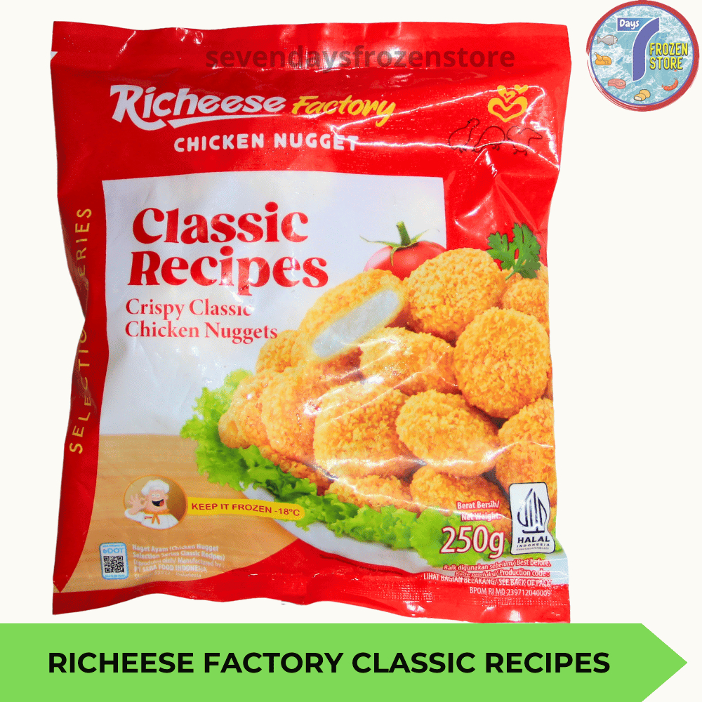 

Richeese Factory Classic Recipes | Chicken Nugget Premium 250 gr