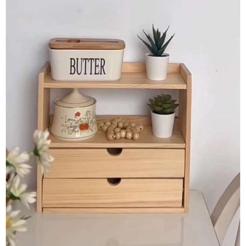 Rak bumbu dapur susun / rak toples gula kopi teh / rak laci dapur / rak botol bumbu