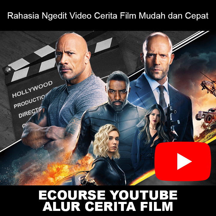 Ecourse Premium Buat Video Konten Youtube Alur Cerita Film