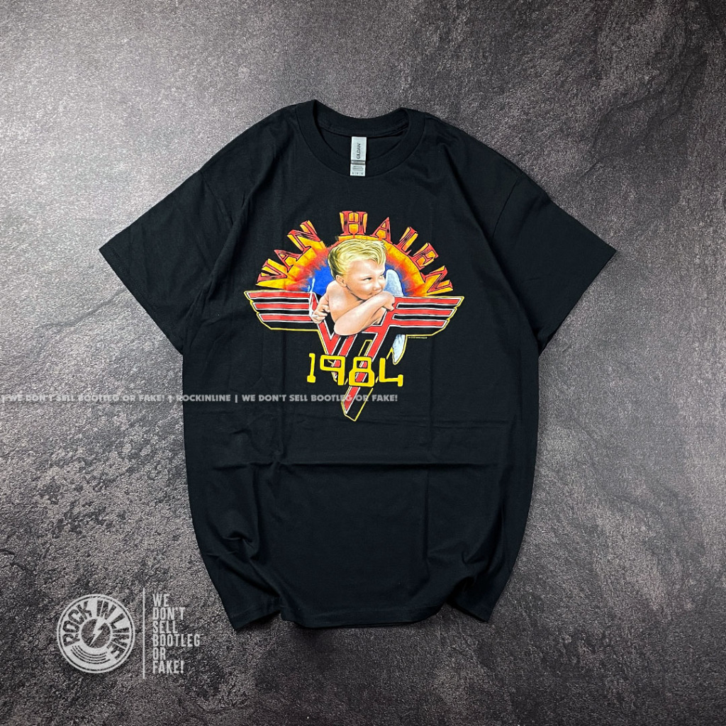 VAN HALEN - CHERUB 1984 Kaos Band Original