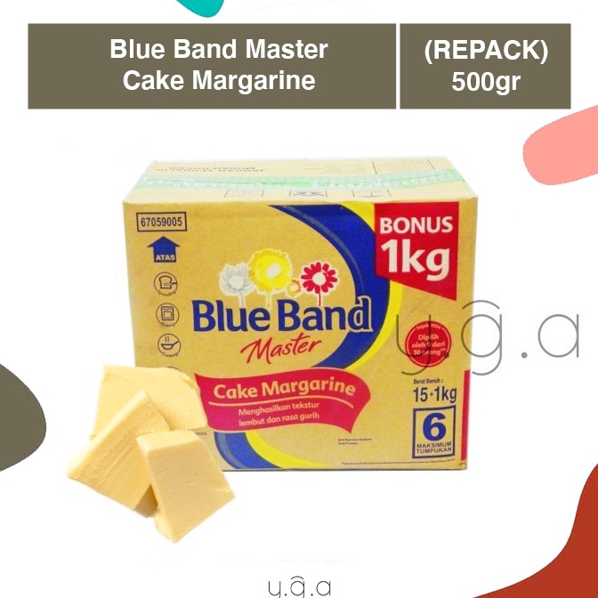 

Top banget Blue Band Master Cake Margarine REPACK 5gr Margarin Butter