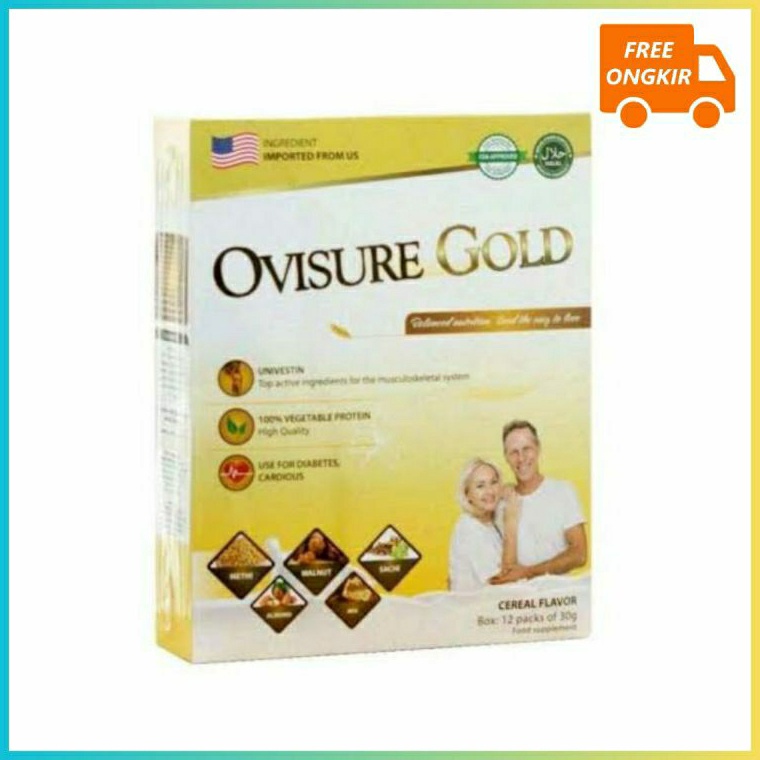 

Terkini Grosir 1 BOX Ovisure Gold Plus Susu Bubuk Vitamin Tulang Sendi Atasi Osteoporosis Pengapuran Tulang Sendi Syaraf Kejepit Asli Original 1 Box 12 Sachet