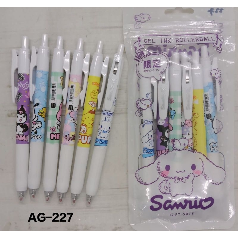 

pena sanrio 1 set isi 6 pcs
