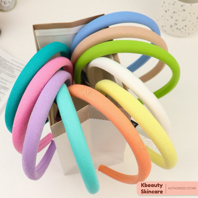 Bando Busa Kain Wanita / Korean Style Cloud Headband / Bandana Fashion Soft Colour / Bando Busa Lemb