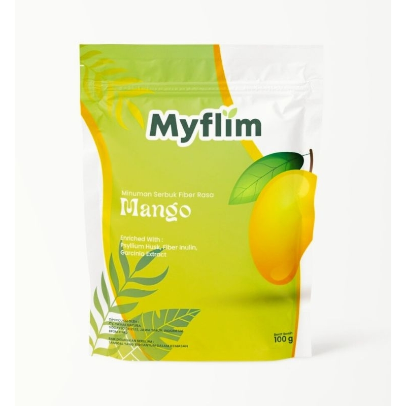 

Myflim minuman fiber pelangsing rasa mangga