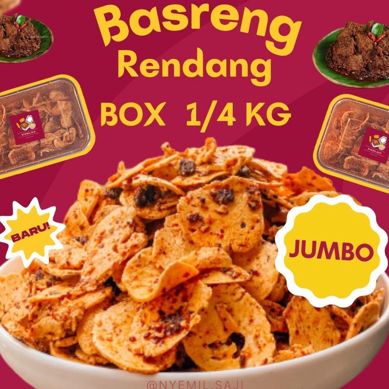 

Diskon sekarang BOX BASRENG RENDANG 25 GRAM