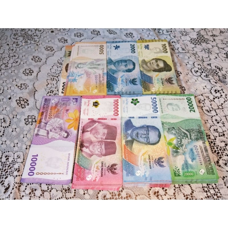 Mainan Uang Palsu/Duit Duitan Isi 50 Lembar#