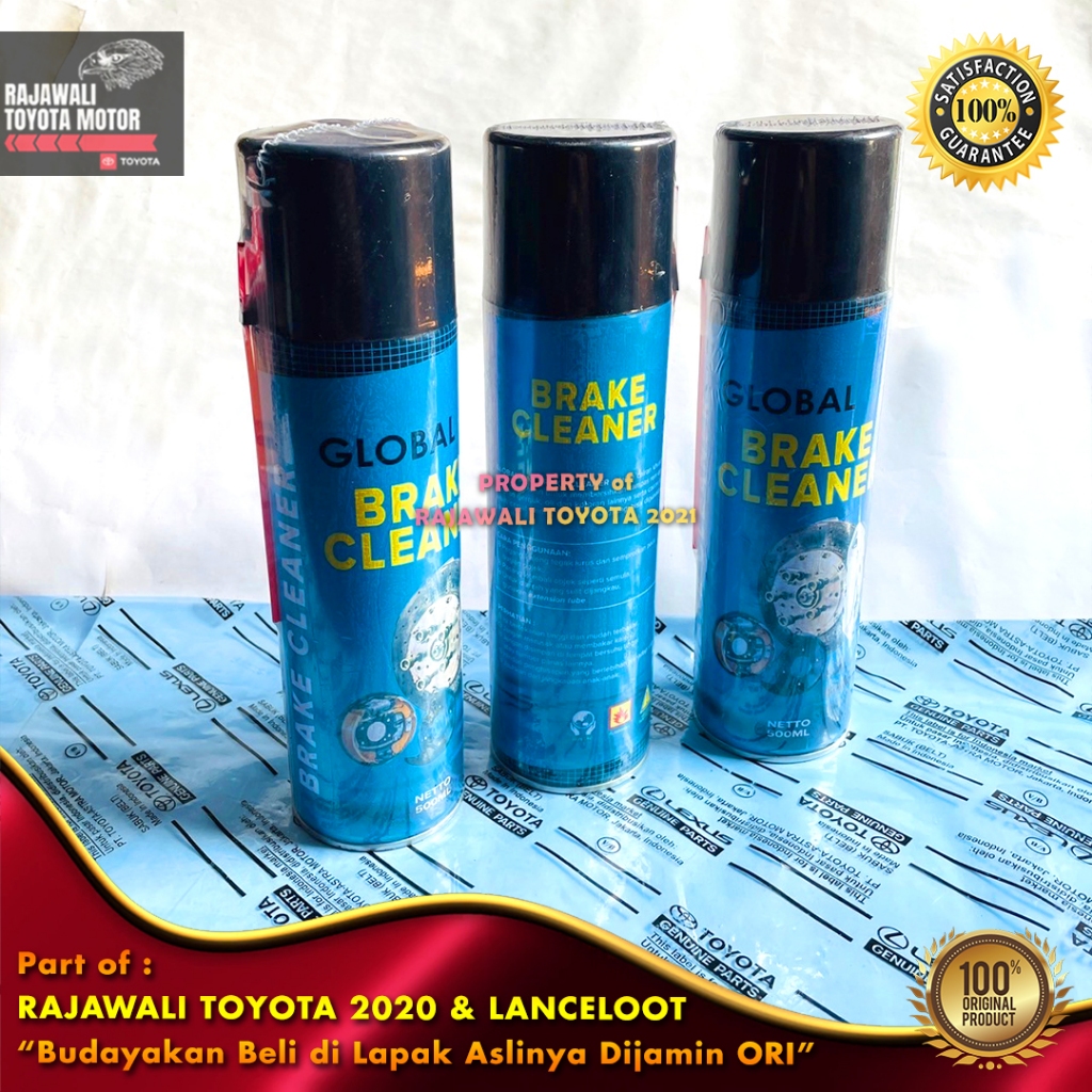 Spray Cairan Pembersih Kampas Rem Global OIG Brake Cleaner 500ML Professional Use New 100% Original