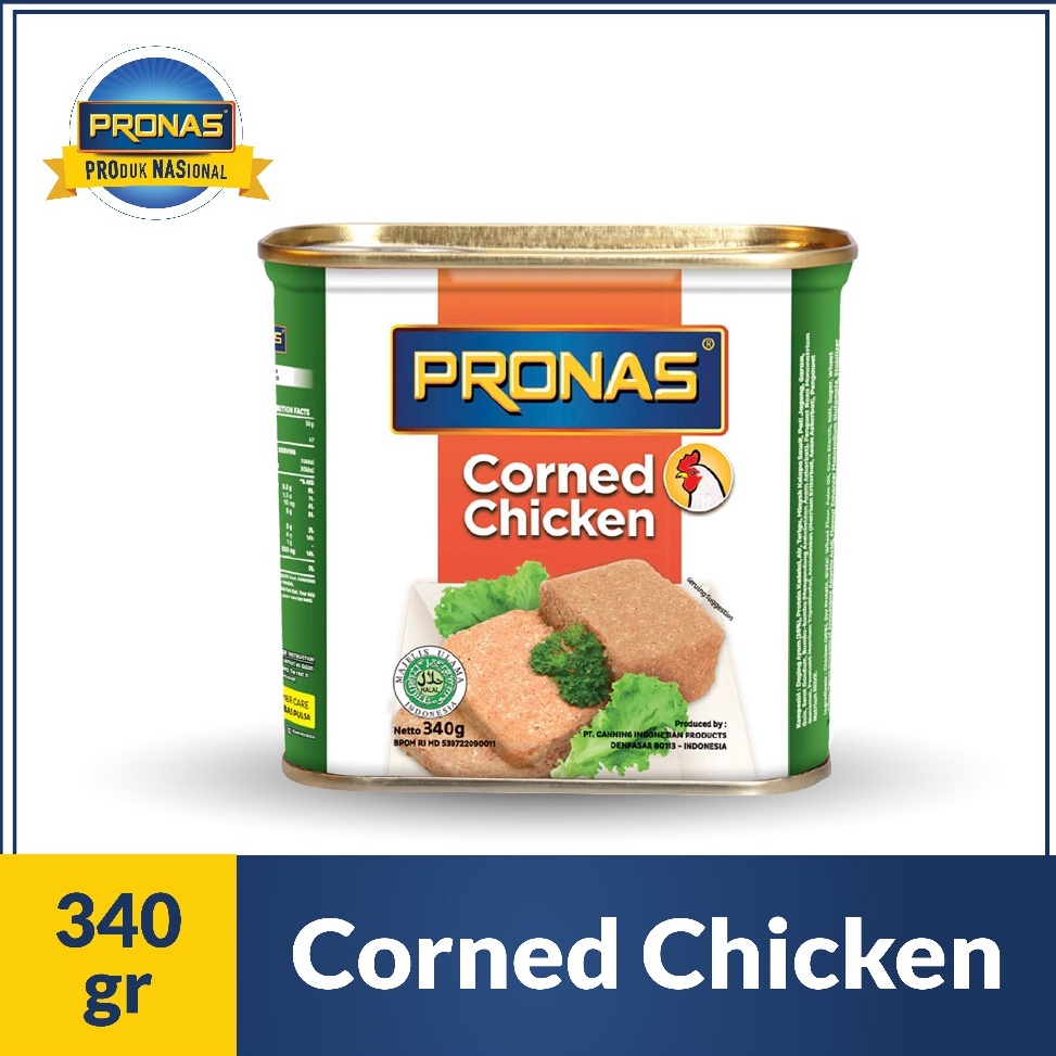 

Harga Terbaik Pronas Kornet Ayam dengan kemasan EOE 34 gr