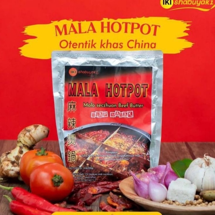 

SuperSale Mala Hotpot Halal 1gr malatang hotpot mala xiang guo stir fry mala beef butter hotpot mala butter mala seczhuan mala huajiao red pepper