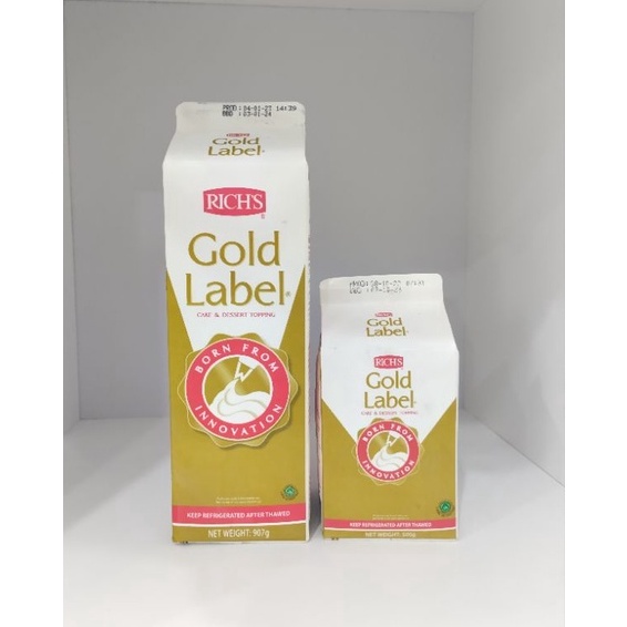

Limited Product Rich Richs Richs Gold Label Whipping Cream Cair 97 Gram Gojek Grab Instant Only