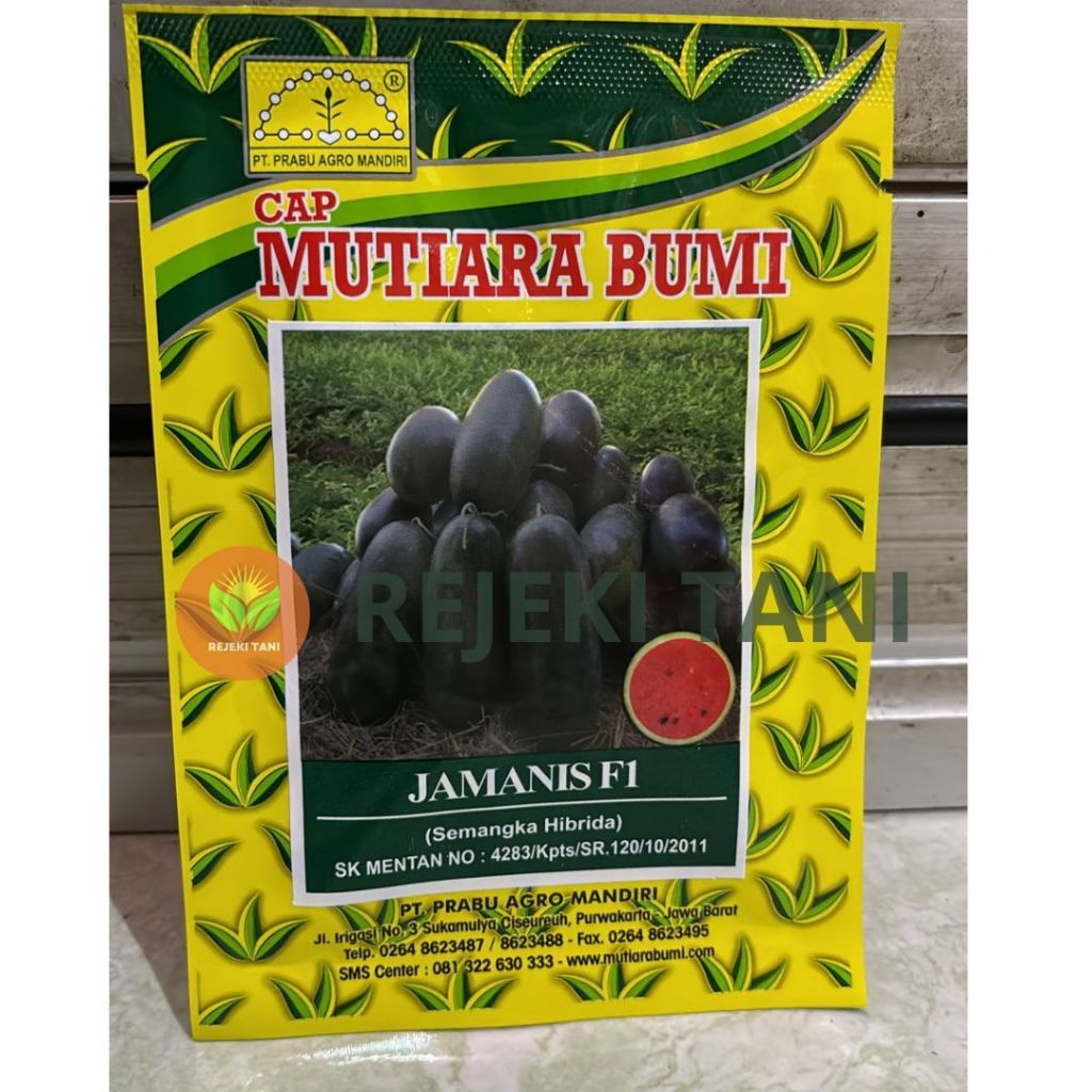 benih semangka inul merah Jamanis dari Mutiara Bumi 20 gram