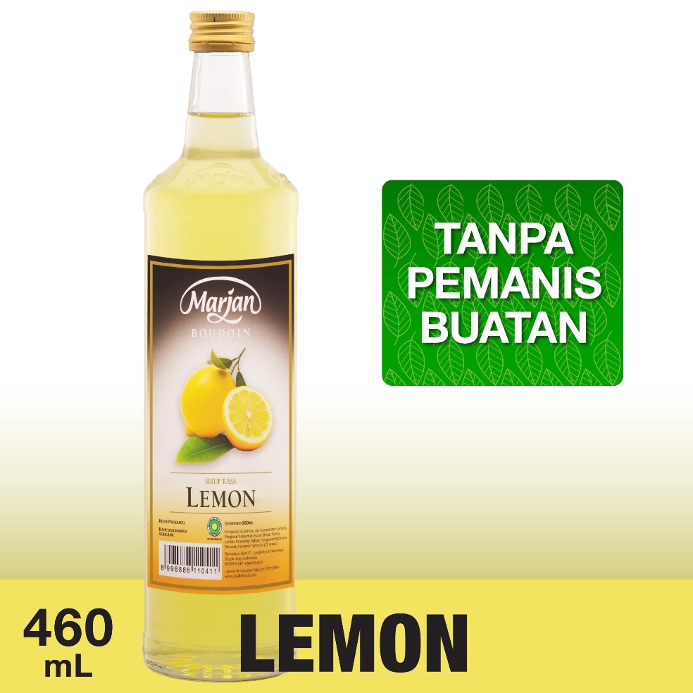 

Termurah Marjan Boudoin Syrup Lemon 46ml