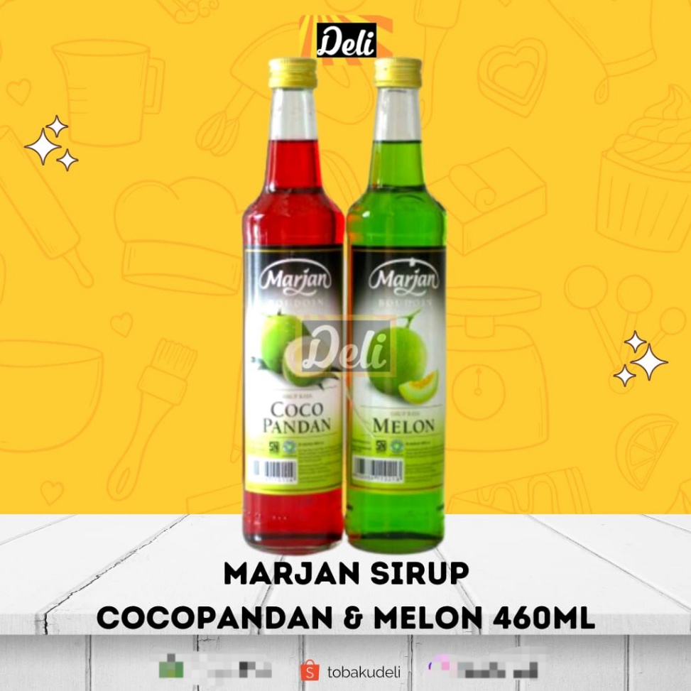 

Instan Marjan Sirup Cair Minuman 46ml Cocopandan dan Melon