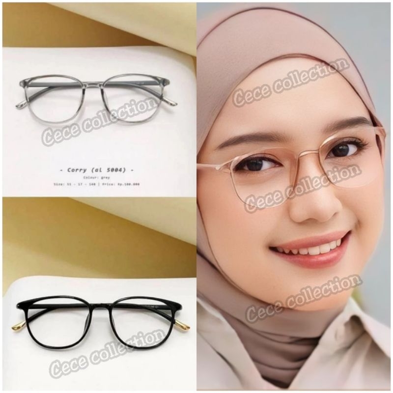 KACAMATA MINUS KACAMATA WANITA KACAMATA PHOTOCROMIC 5004