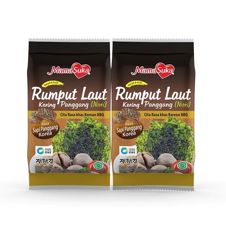 

Spesial Edition Mama Suka Rumput Laut 45g x 2