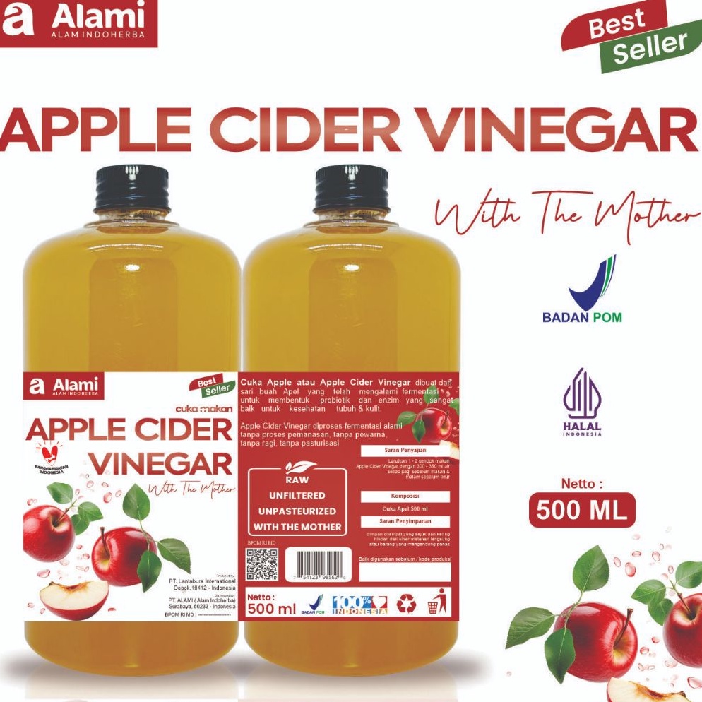 

Ready Now ALAMI CUKA APEL MURNI 5 ML MENU DIET SEHAT ALAMI CUKA APEL ALAMI ALAM INDONESIA