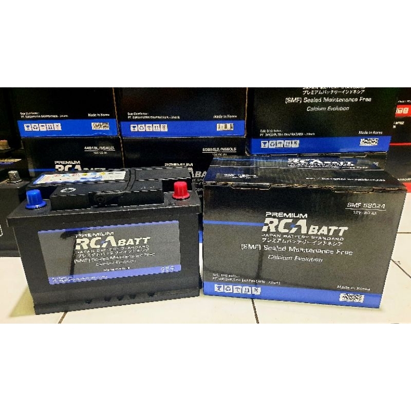 Aki Mobil Toyota Fortuner VRZ LN3/DIN80 Merk RCA BATT