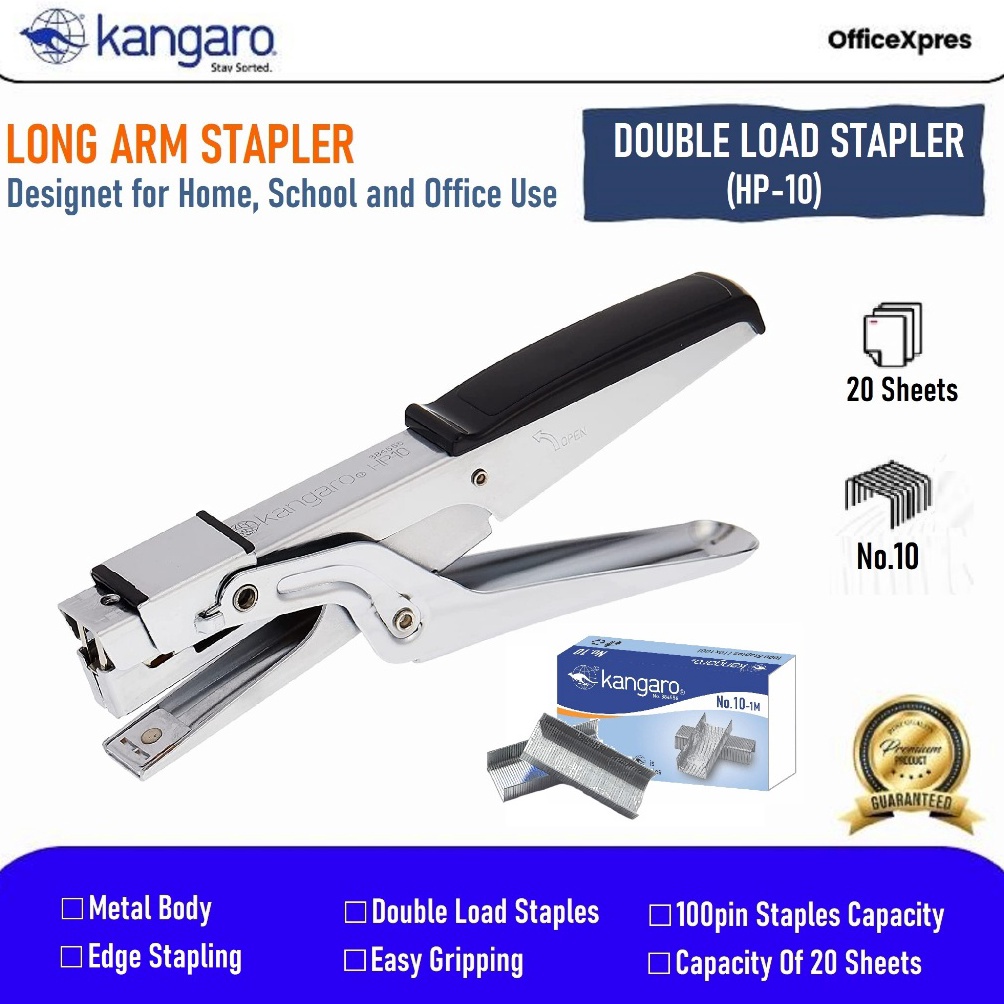 

KODE U5S7 Long Arm Stapler HP1 Stapler Jilid HP 1 Stapler Buaya HP1 Kangaro Stapler Standar HP1 Double Load Stapler No1 Hekter Jilid No1