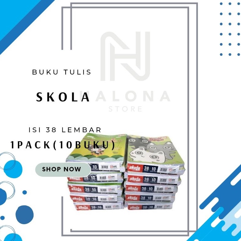 

KODE S9W8 1 PACK Buku Tulis SKOLA 38 lembar by SIDU 1pcs