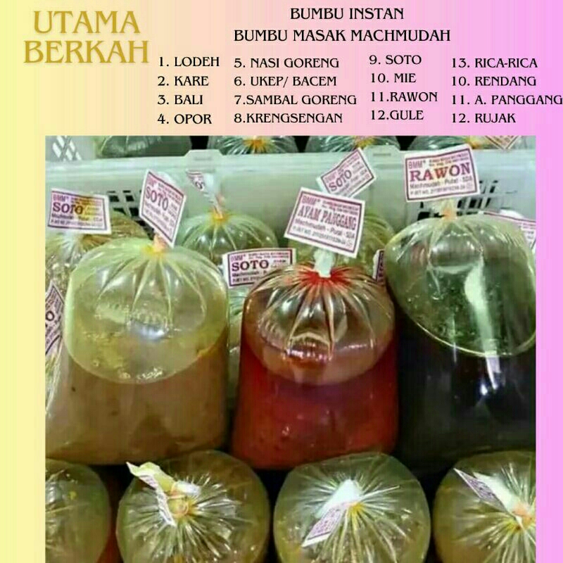 

Bumbu Masak Machmudah "BMM" 500 gr