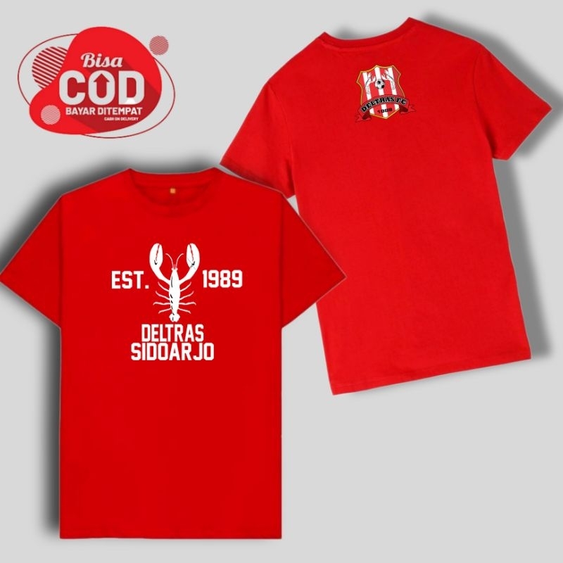 KAOS BOLA DELTRAS SIDOARJO MERAH