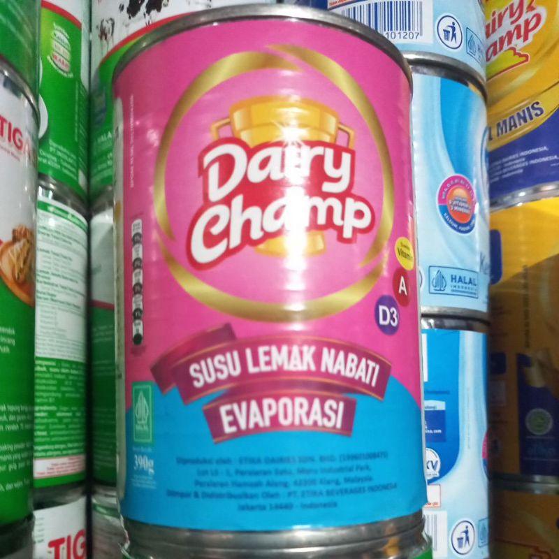 

DAIRY CHAMP EVAPORASI 390 gr
