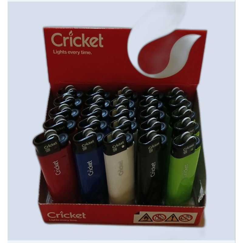 Korek Api Cricket Original 1 Box 25 Pcs Segel