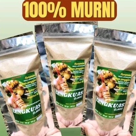 

Lengkuas Bubuk Murni Tanpa Campuran / Laos Bubuk Bumbu Masak / Kelawas Bubuk