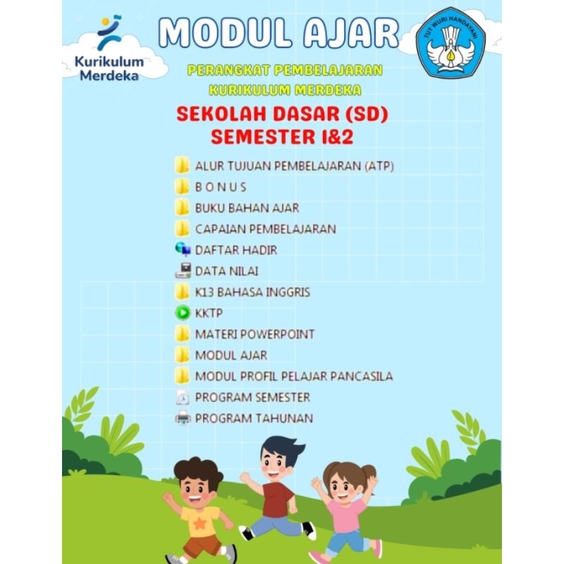 

MODUL AJAR SD KLS 1&4 SEMESTER 1&2