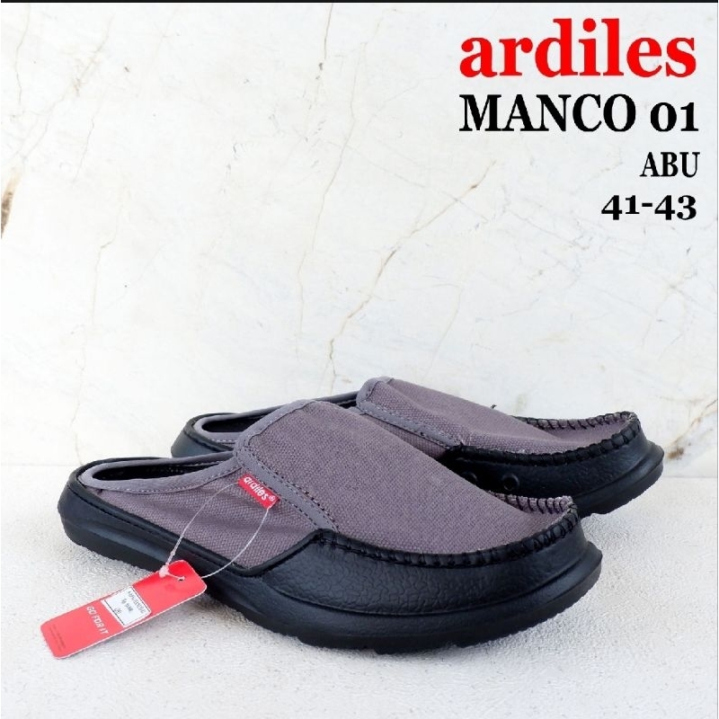 Sepatu ARDILES - MANCO - Size 41-43 - Sepatu Selop Pria - Sepatu Slip On Pria