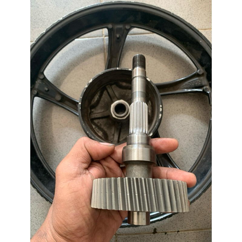 as roda belakang PCX150/pcx160/vario160 pakai velg nouvo/mio sprty/variasi mio/beat