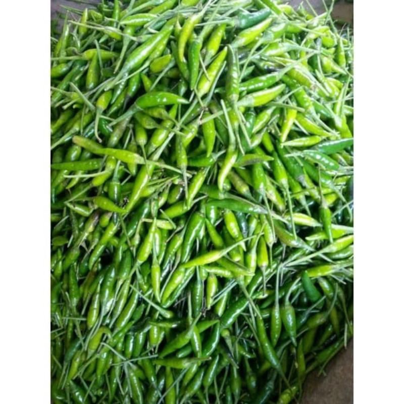 

Cabe rawit hijau 1kg